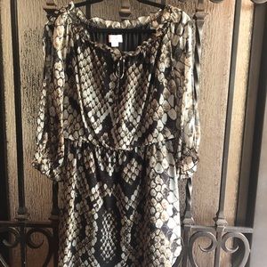 Jessica Simpson print dress, size 8